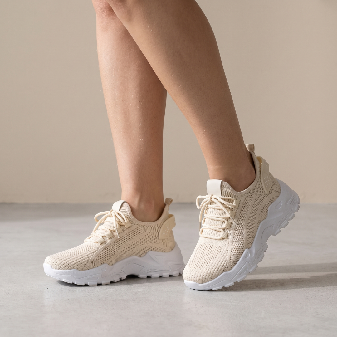 Nora - Lichtgewicht Sneakers met Dikke Zool