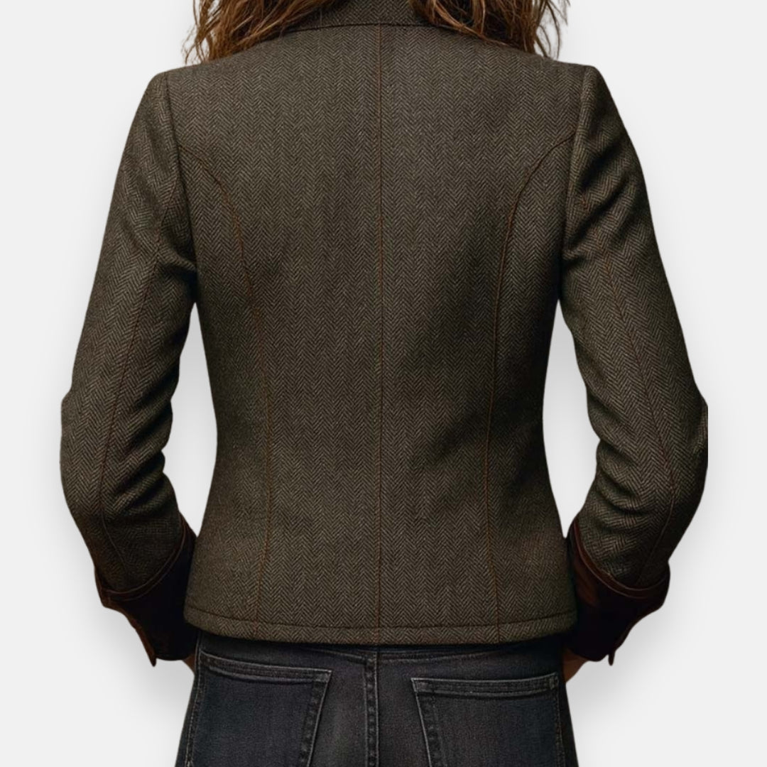Vintage Blazer Dames – Wollen Jasje & Tussenjas