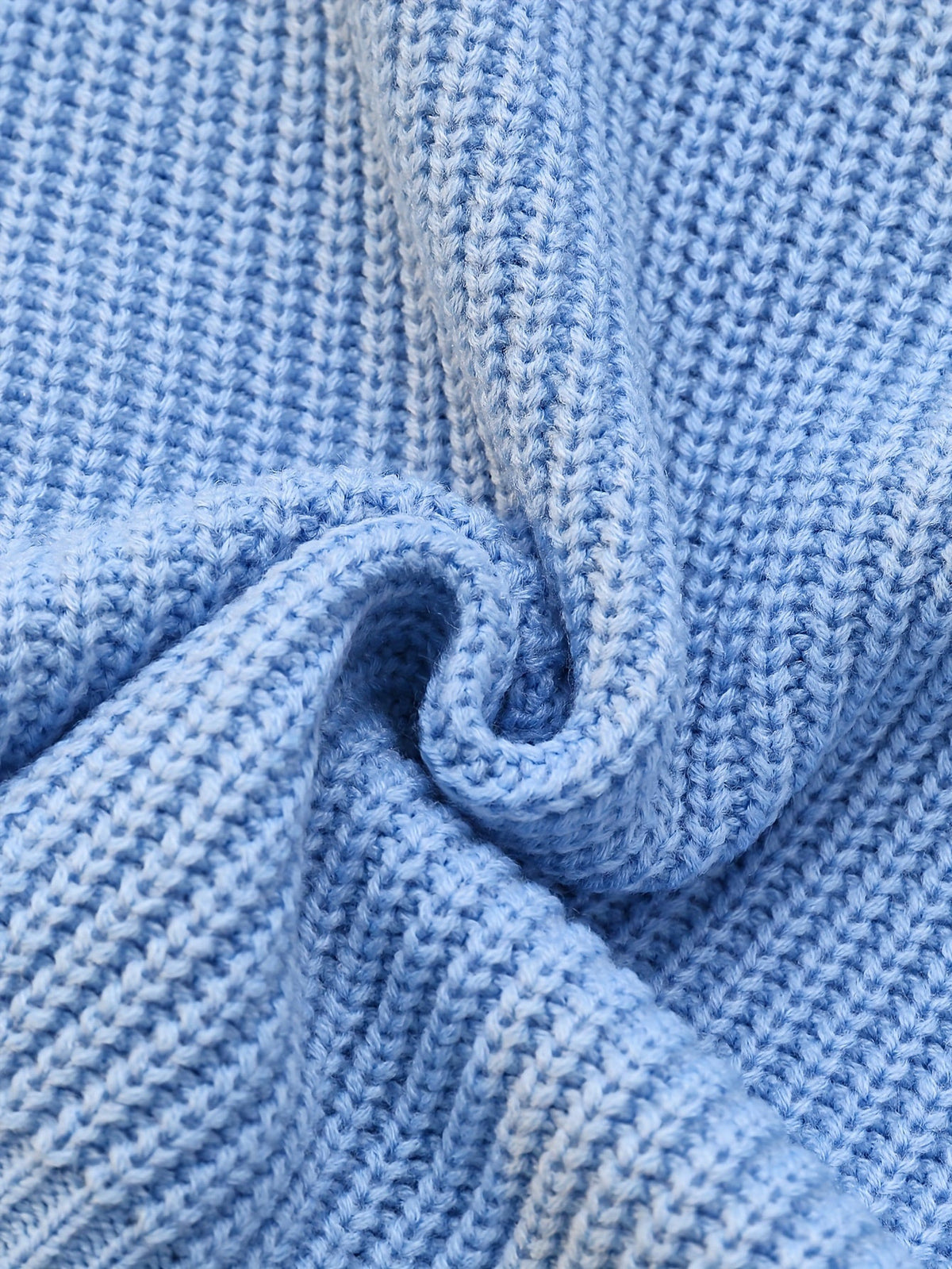 Trui Met Watervalhals Dames – Sweater Met Knoopmanchetten