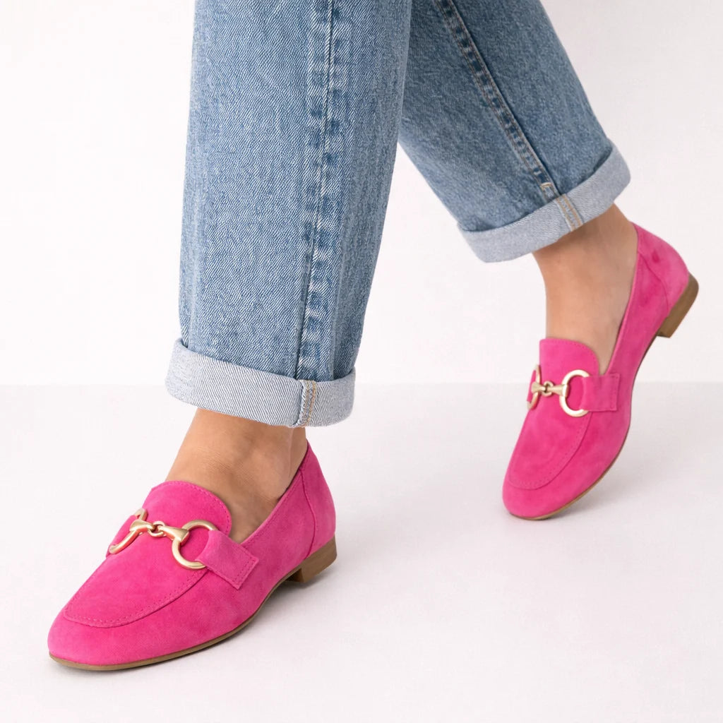 Suède Loafers Dames – Instappers Met Gesp