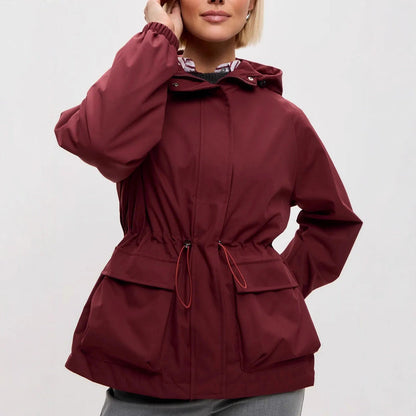 Trenchcoat Dames Met Capuchon – Lichte Tussenjas Met Trekkoord