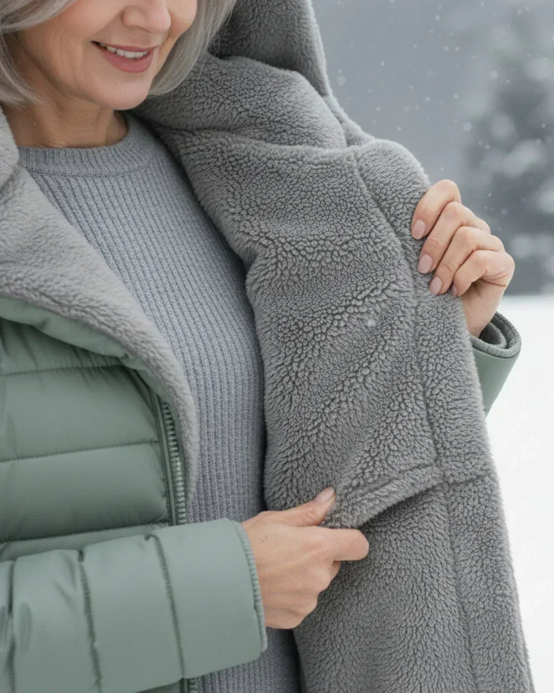 Lange Dames Pufferjas Met Capuchon En Ritssluiting
