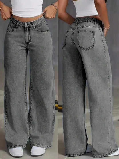 Wide Leg Baggy Denim Dames Jeans