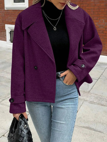 Oversized Dames Jas Met Brede Revers