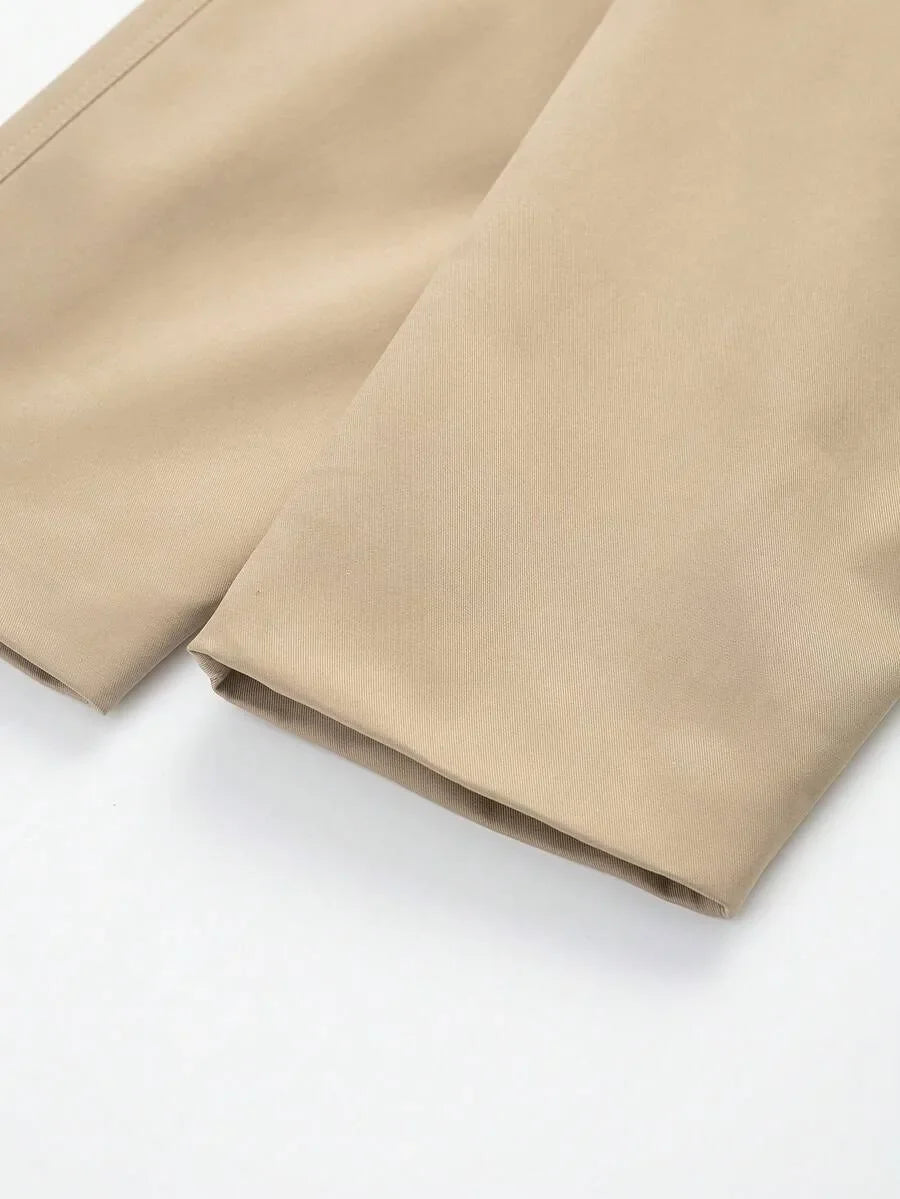 Dames TrenchCoat Met Ceintuur En Zakken