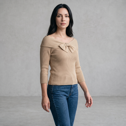 Elise - Elegante Top met Strikdetail