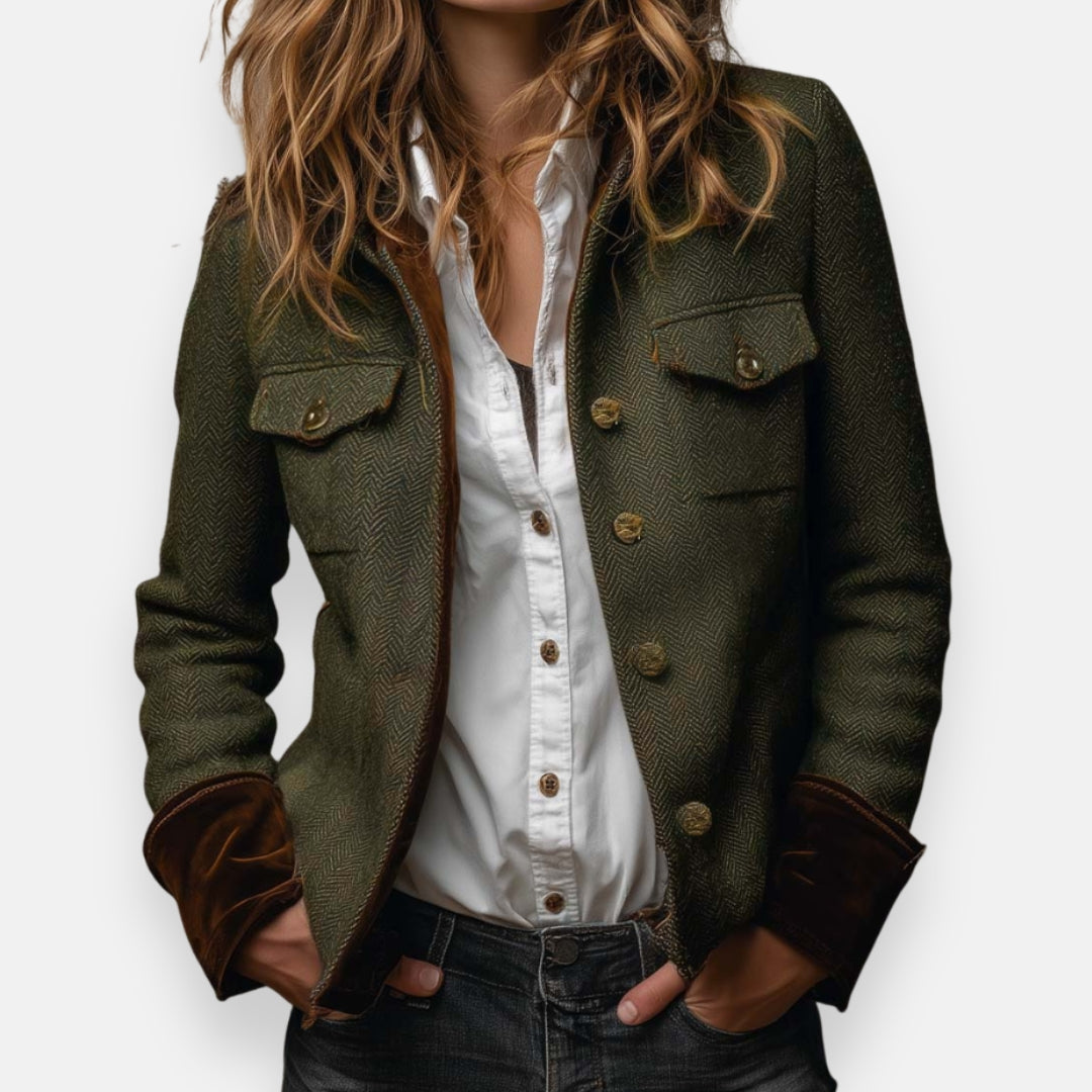 Vintage Blazer Dames – Wollen Jasje & Tussenjas