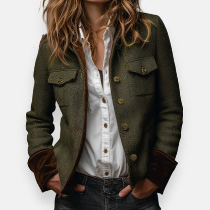 Vintage Blazer Dames – Wollen Jasje & Tussenjas