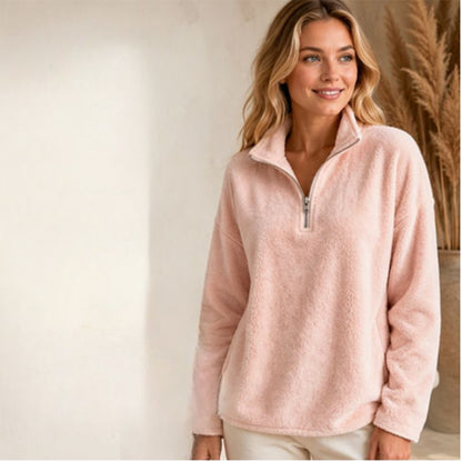 Fleecetrui Dames – Half Zip Trui