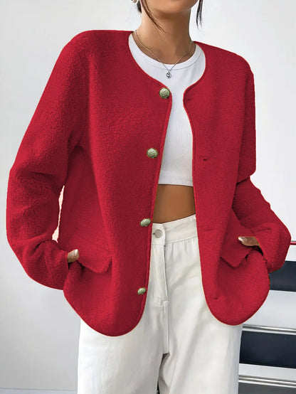 Losvallend Wollen Vest Dames – Cardigan Met Ruime Pasvorm