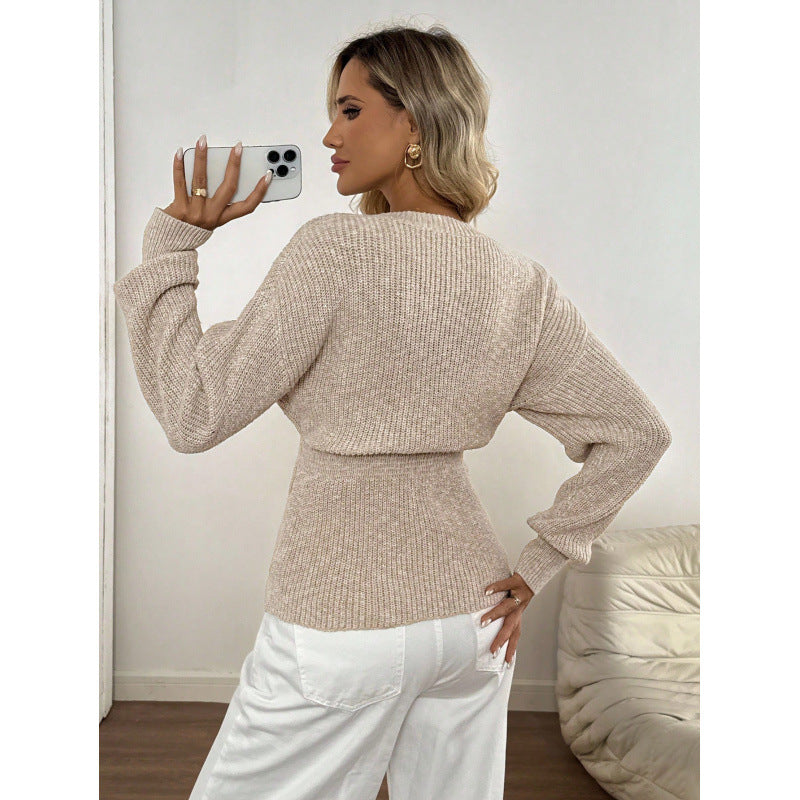 Getailleerd Vest Dames Met V-Hals – Chique Gebreide Cardigan