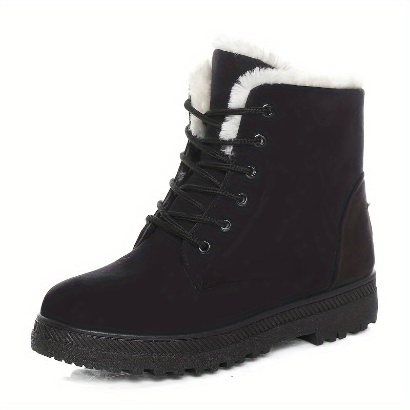 Gevoerde Enkellaarsjes Dames – Winter Veterboots