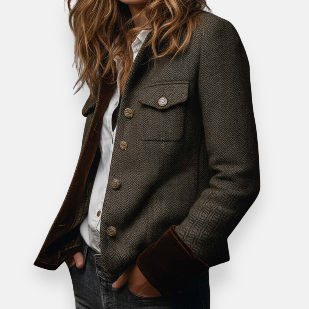 Vintage Blazer Dames – Wollen Jasje & Tussenjas