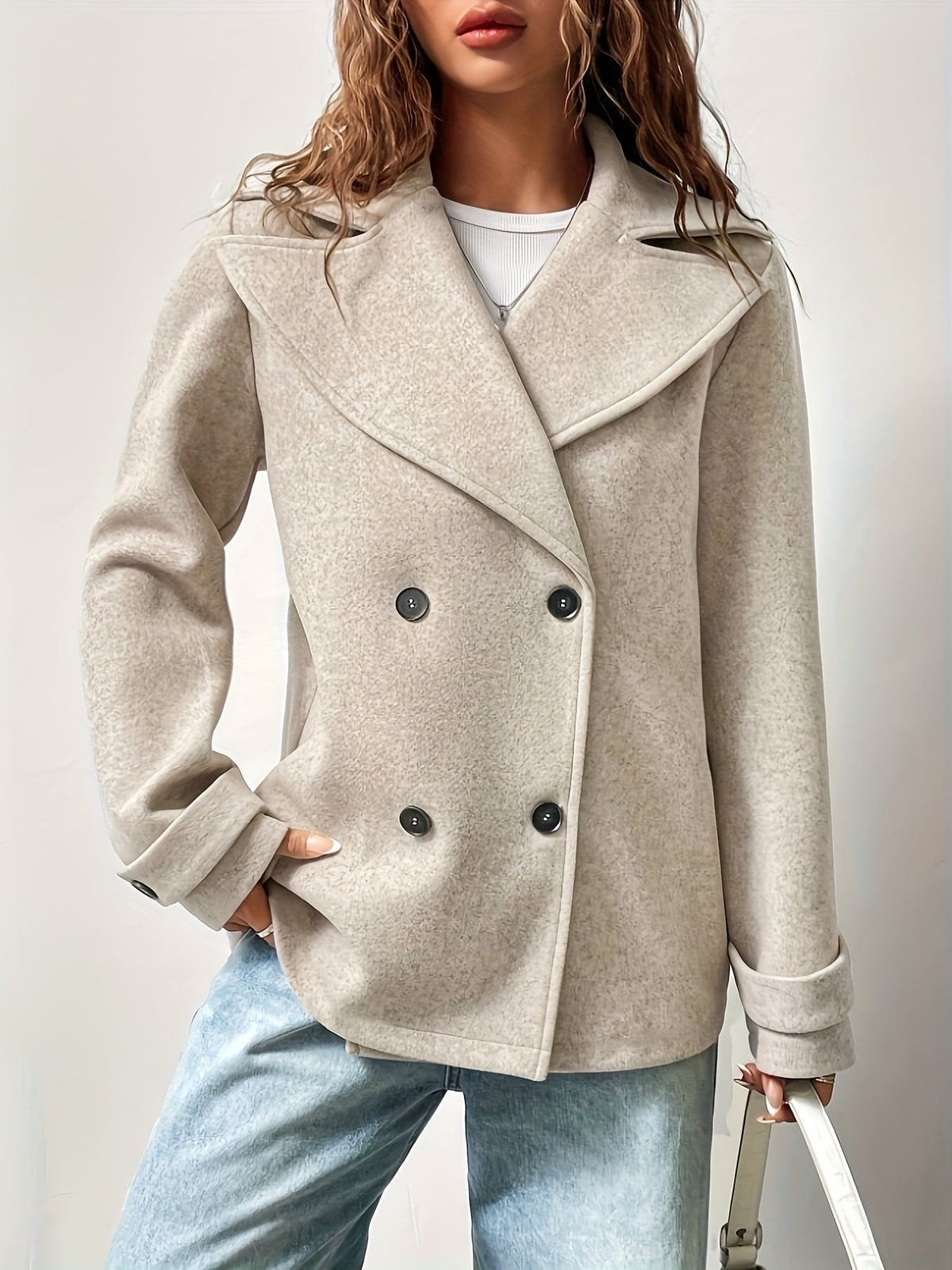 Chique Korte Wollen Jas Dames – Oversized Mantel & Winterjas