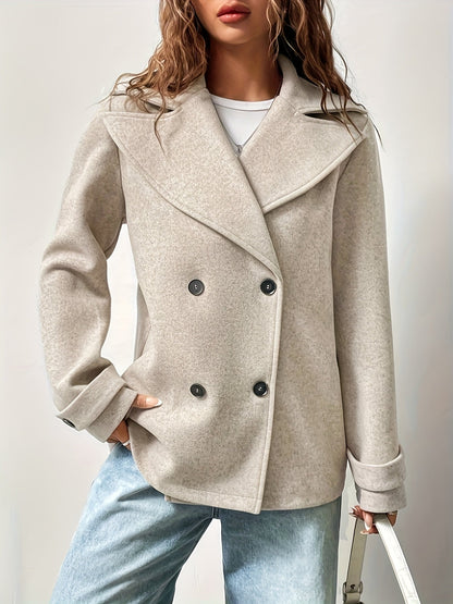Chique Korte Wollen Jas Dames – Oversized Mantel & Winterjas