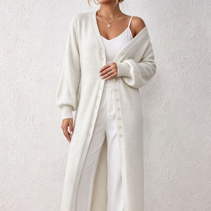 Lange Gebreide Cardigan Dames – Casual Vest Voor Elke Dag