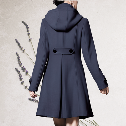 Warme Dames Sweaterjurk Met Hoge Kraag En Lange Mouwen