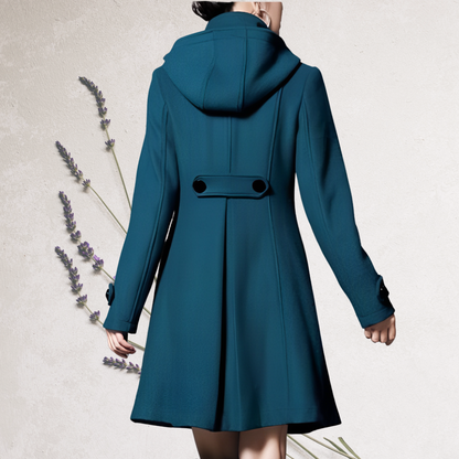 Warme Dames Sweaterjurk Met Hoge Kraag En Lange Mouwen