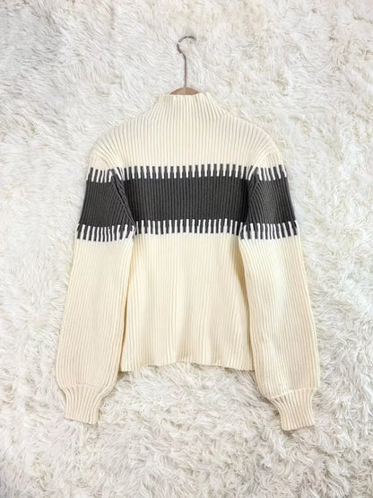 Tweedelige Ribgebreide Set Dames – Trui & Bijpassende Rok