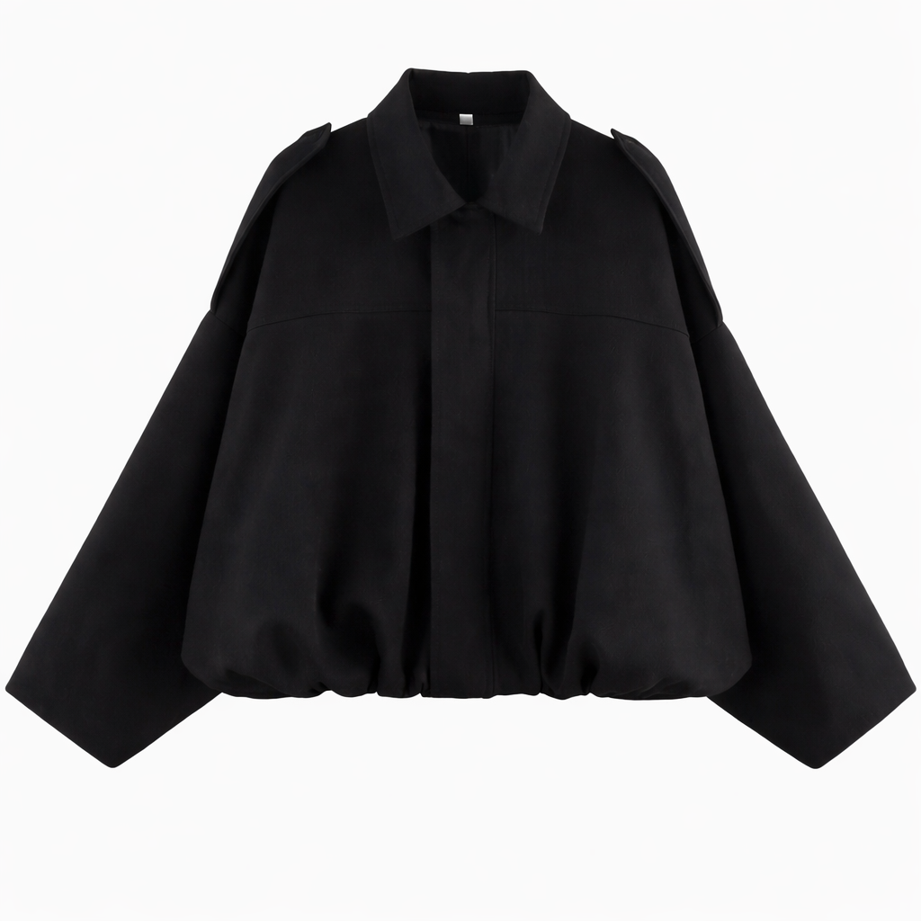 Oversized Dames Bomberjack Met Kraag