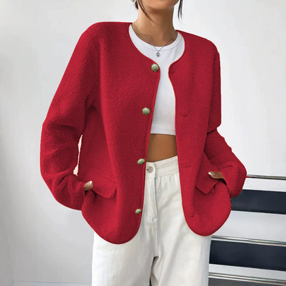 Losvallend Wollen Vest Dames – Cardigan Met Ruime Pasvorm