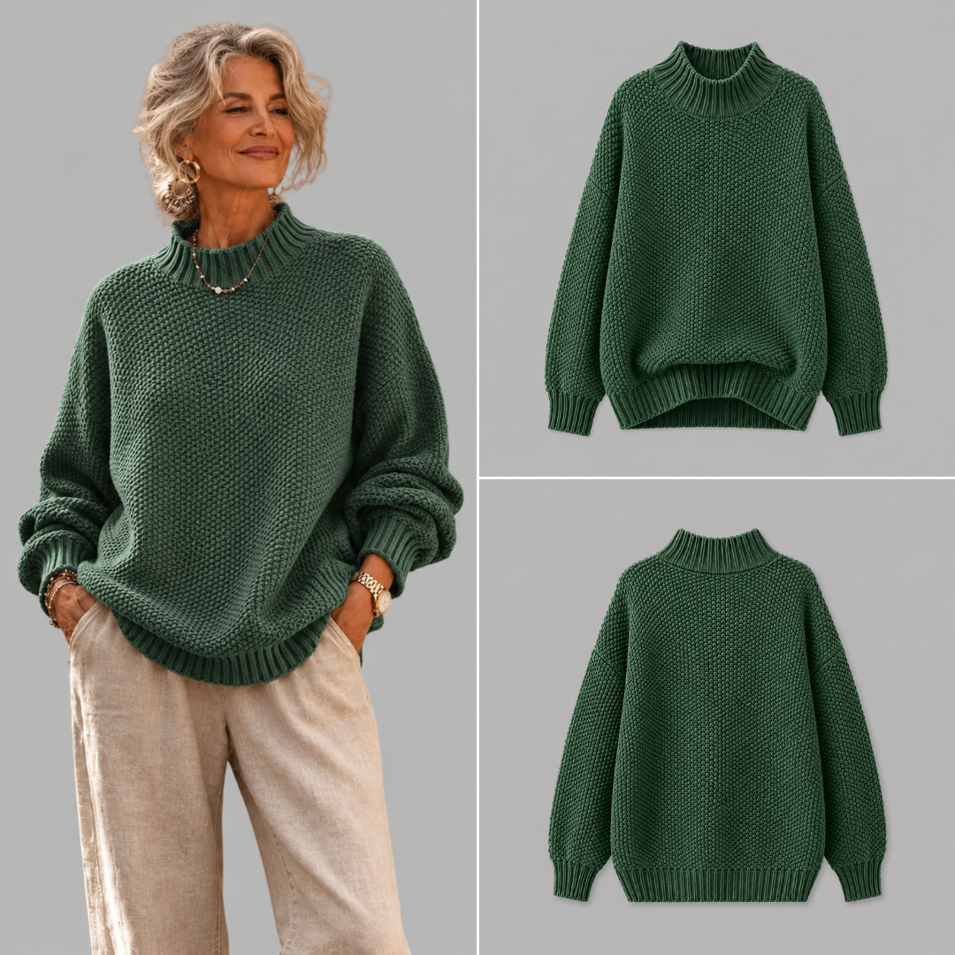 Oversized Gebreide Sweater Dames – Trui Met Ruime Pasvorm