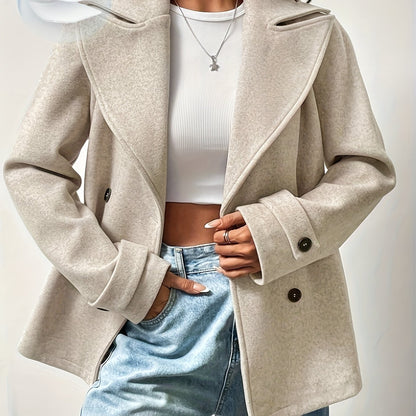 Chique Korte Wollen Jas Dames – Oversized Mantel & Winterjas