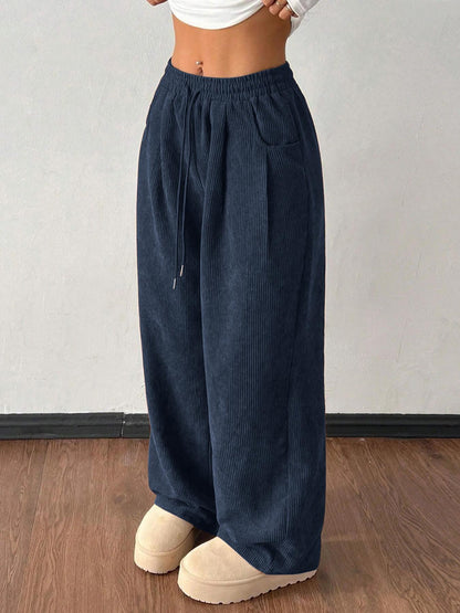 Corduroy Broek Dames – Wijde Ribbroek