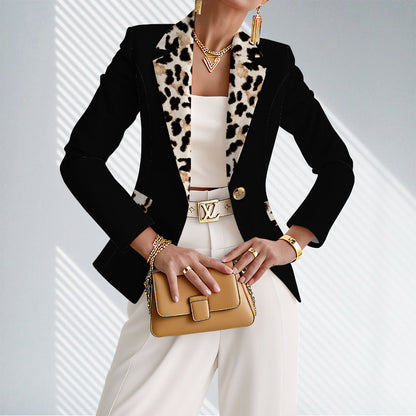 Elegante Blazer Dames – Chique Colbert Met Reverskraag