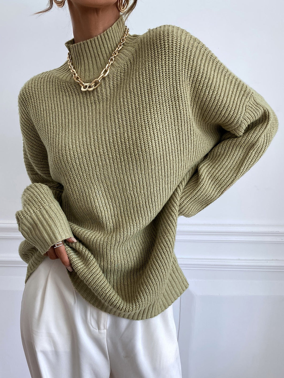 Coltrui Dames Met Ruime Pasvorm – Losvallende Sweater