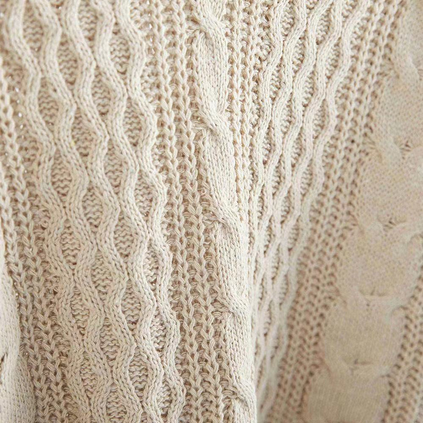 Oversized Kabeltrui Dames – Dik Gebreide Sweater