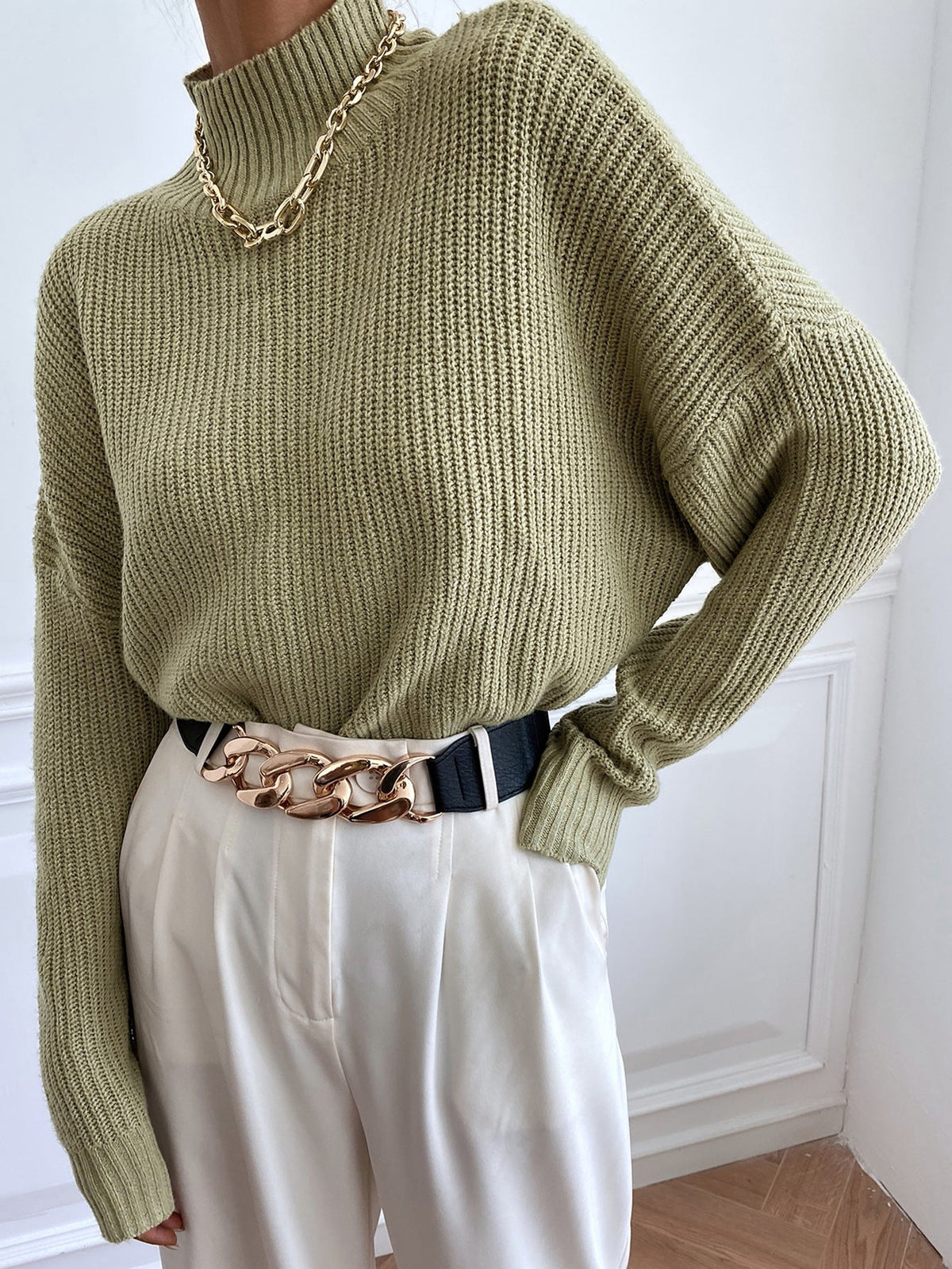 Coltrui Dames Met Ruime Pasvorm – Losvallende Sweater