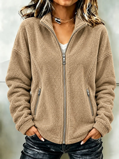 Teddy Jas Dames – Fleece Vest & Tussenjas Met Rits