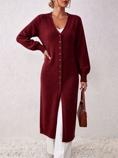 Lange Gebreide Cardigan Dames – Casual Vest Voor Elke Dag