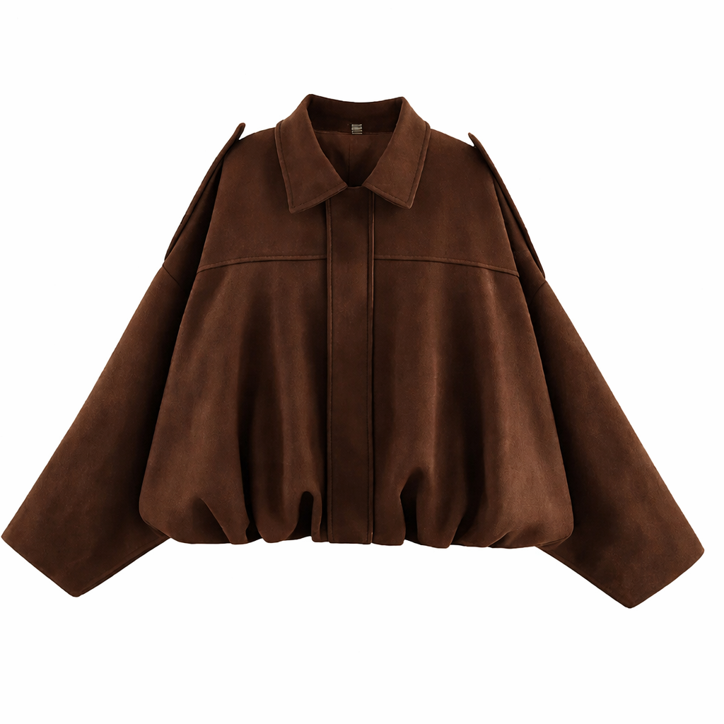 Oversized Dames Bomberjack Met Kraag
