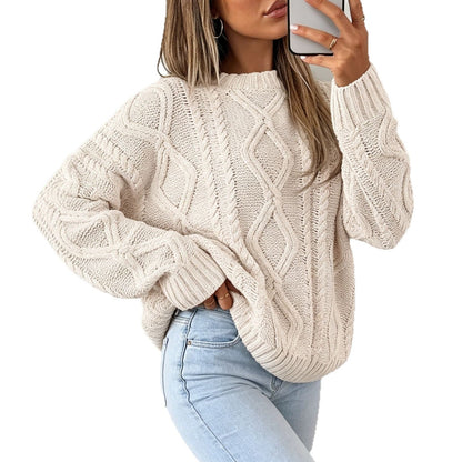 Oversized Kabeltrui Dames – Gebreide Trui & Wintertrui