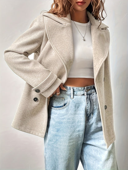 Chique Korte Wollen Jas Dames – Oversized Mantel & Winterjas