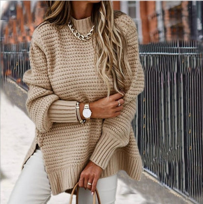 Oversized Grofgebreide Trui Dames – Lange Gebreide Trui