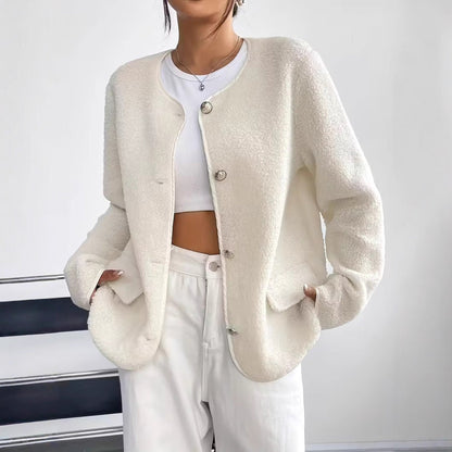 Losvallend Wollen Vest Dames – Cardigan Met Ruime Pasvorm