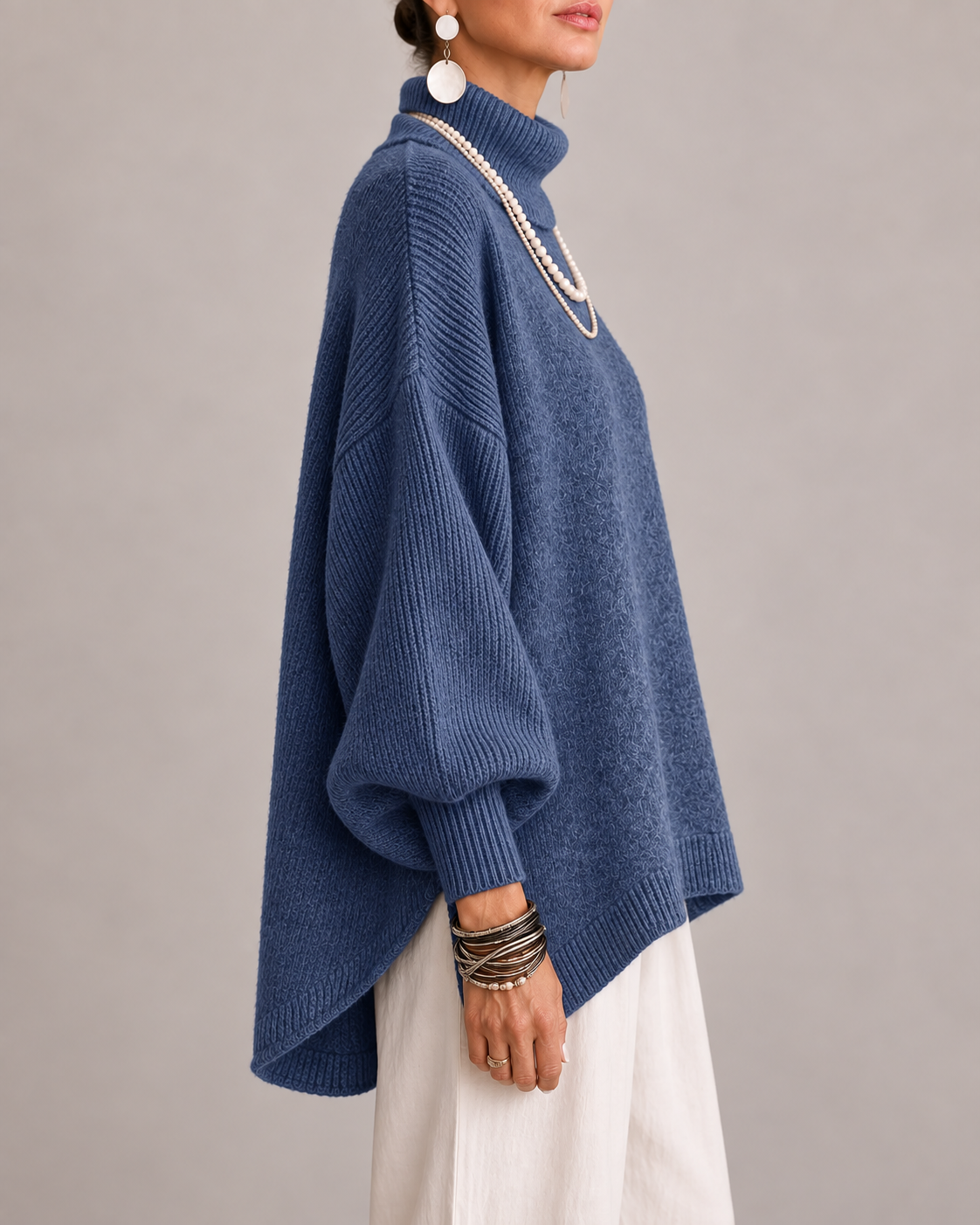 Oversized Coltrui Dames – Gebreide Sweater