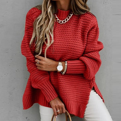 Oversized Grofgebreide Trui Dames – Lange Gebreide Trui