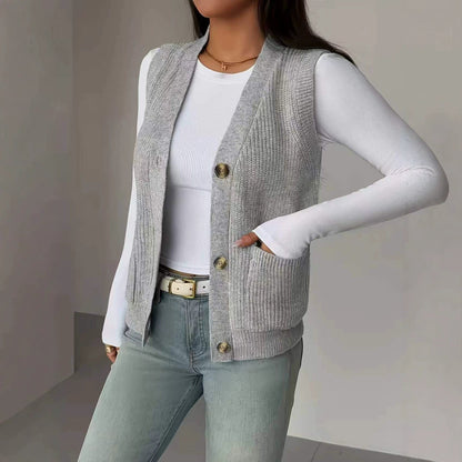 Gebreid Gilet Dames – Mouwloos Vest & Spencer