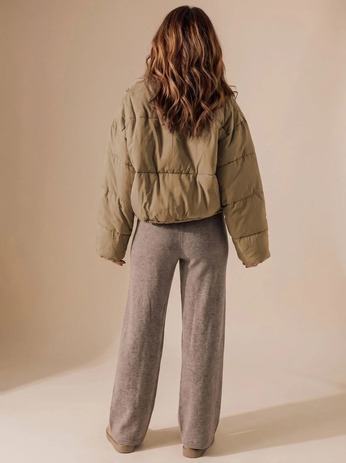 Cropped Pufferjas Dames – Oversized Winterjas