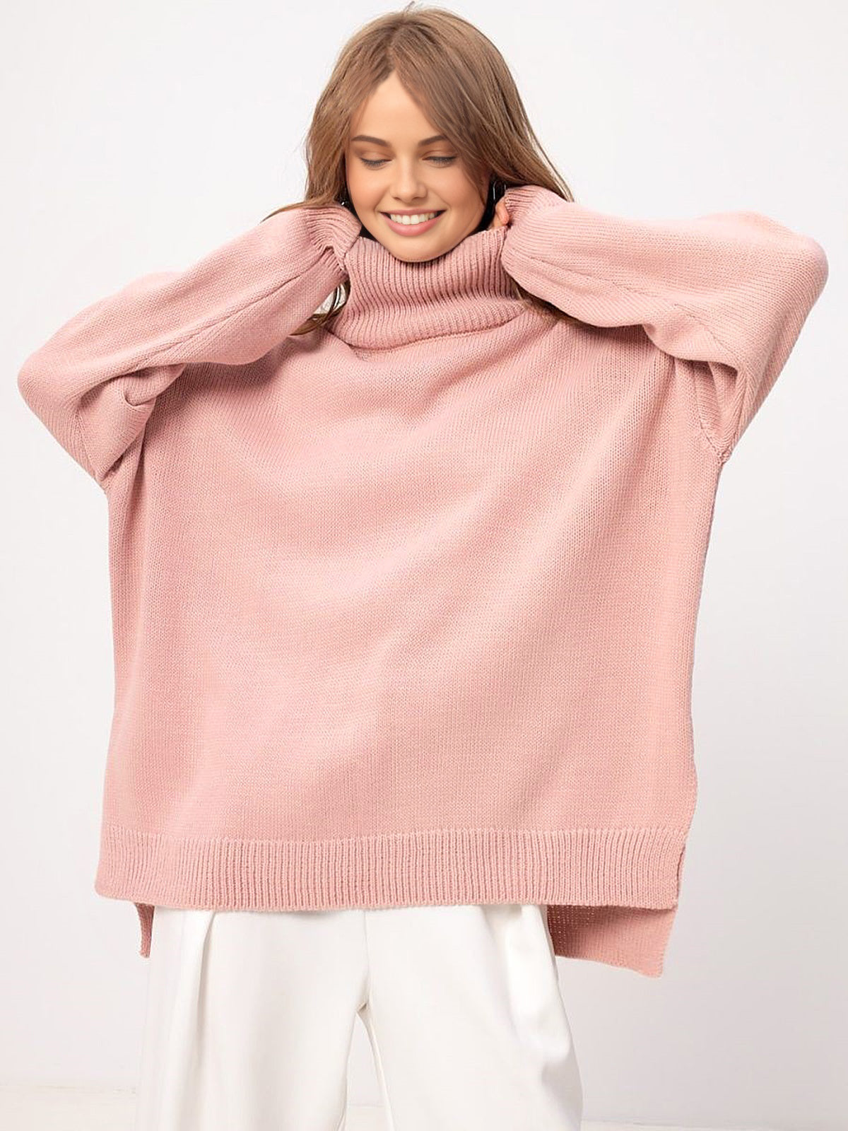 Oversized Coltrui Dames – Losvallende Sweater Met Split
