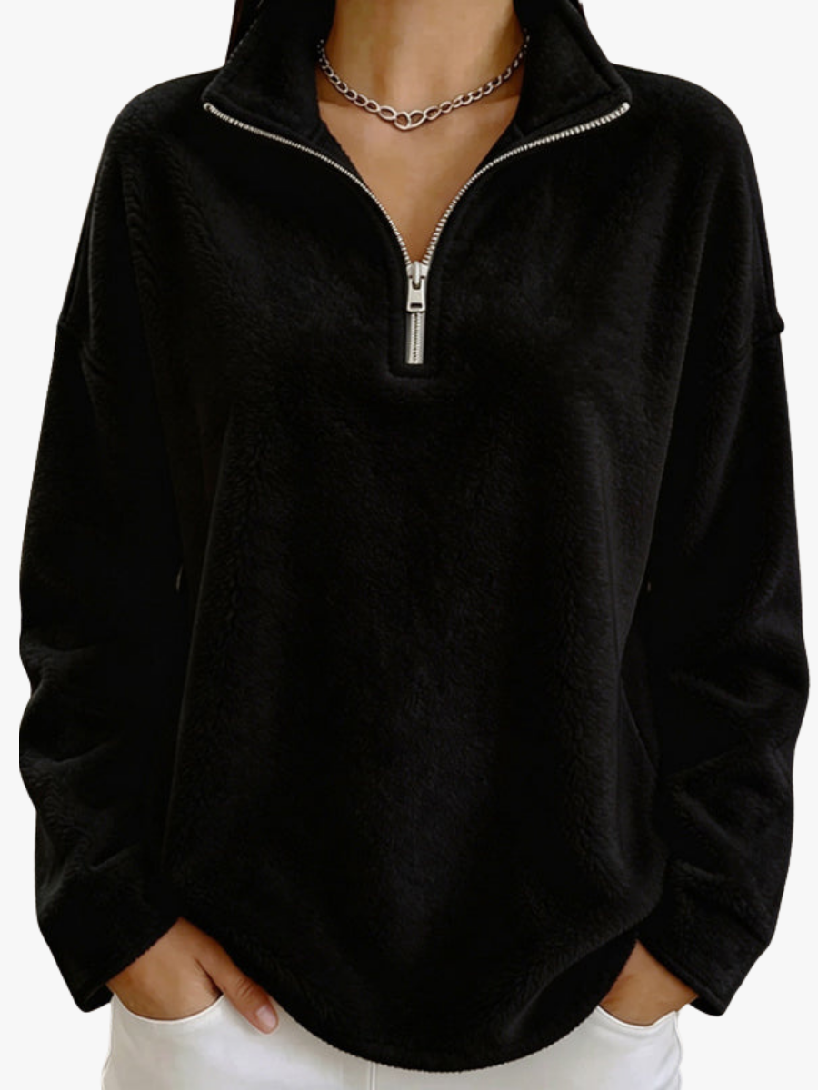 Fleecetrui Dames – Half Zip Trui
