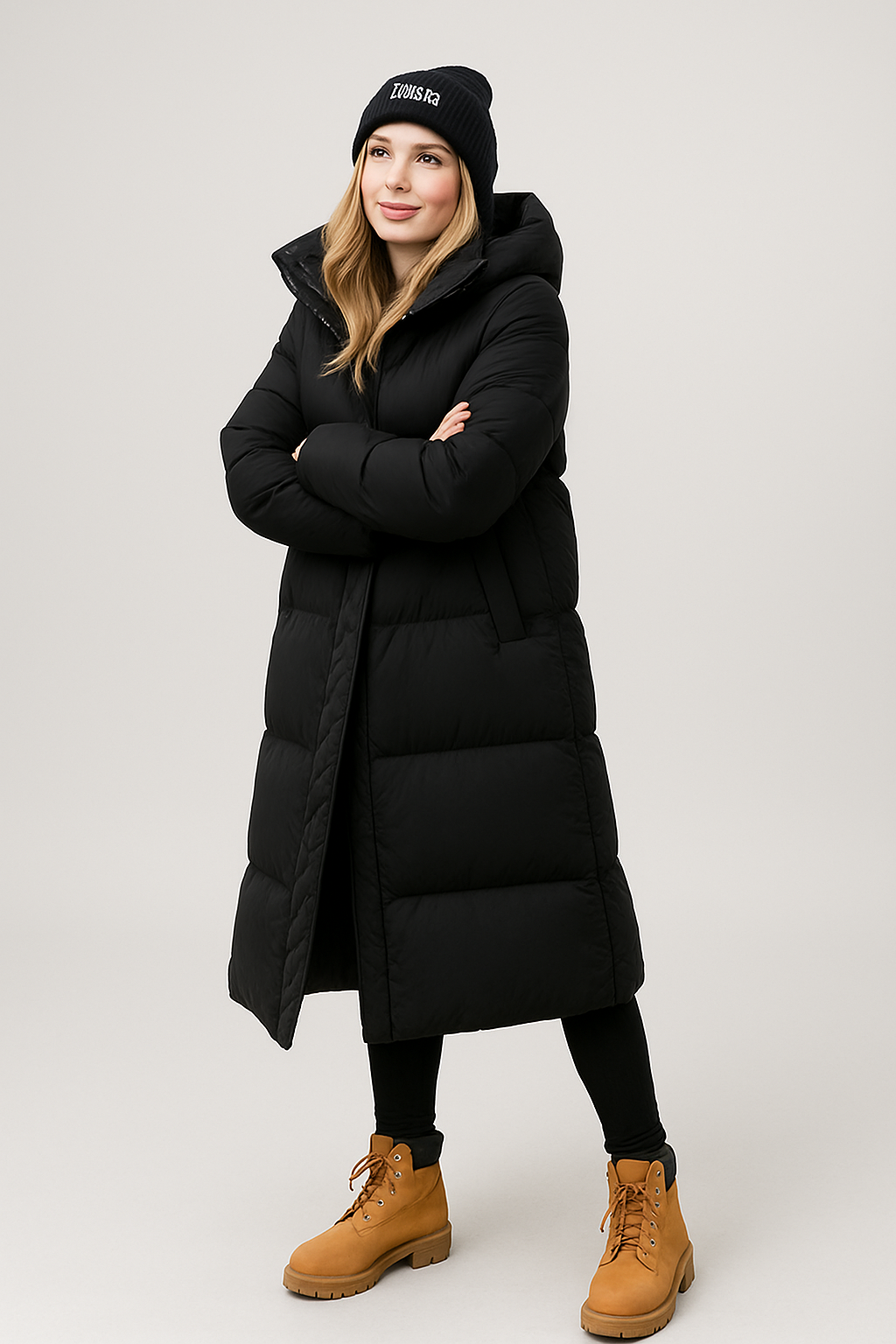 Lange Puffer Jas Dames Oversized Met Capuchon – Gewatteerde Winterjas