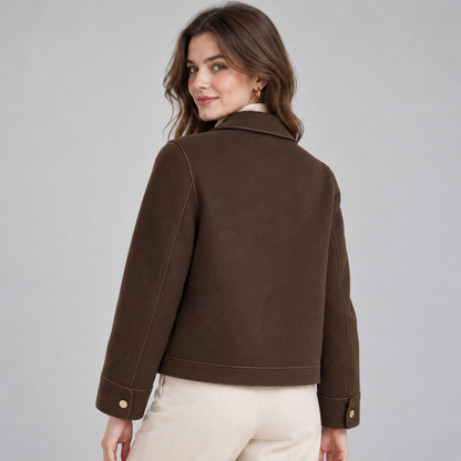 Getailleerd Dames Jasje Met Kraag En Knoopsluiting