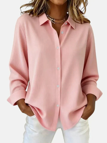 Blouse Dames – Klassieke Blouse Met Lange Mouwen