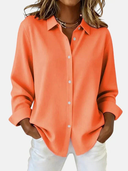 Blouse Dames – Klassieke Blouse Met Lange Mouwen