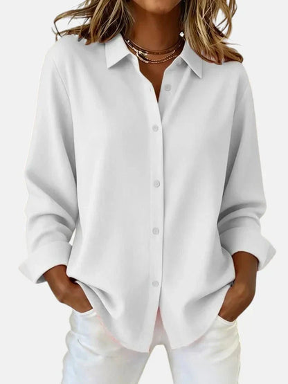 Blouse Dames – Klassieke Blouse Met Lange Mouwen